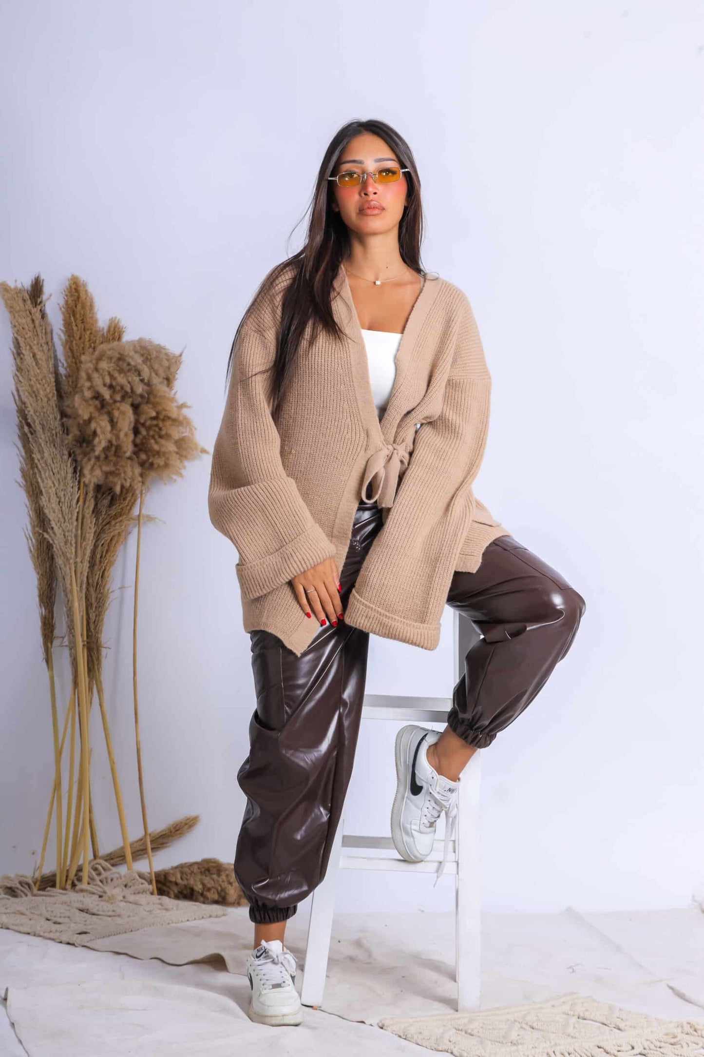 Tie side pullover