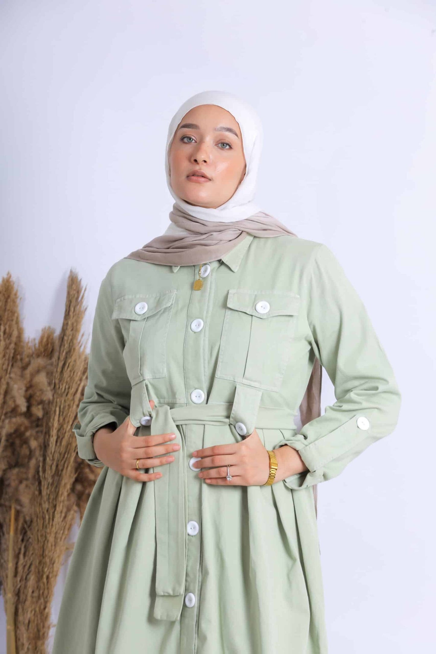 Gabardine dress