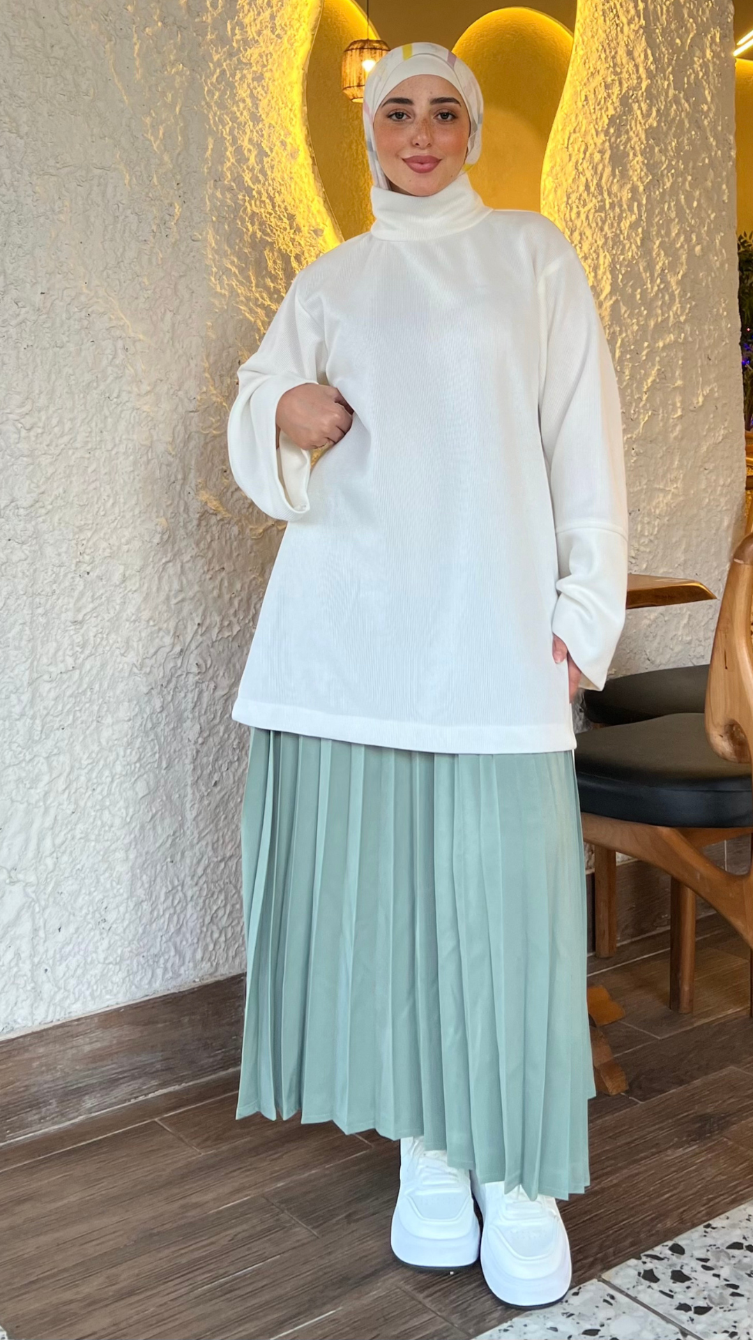 Pleated skirt