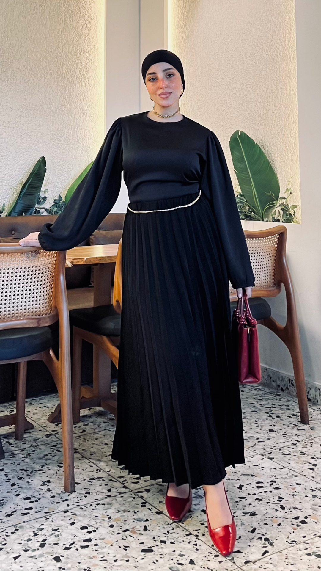 Pleated skirt