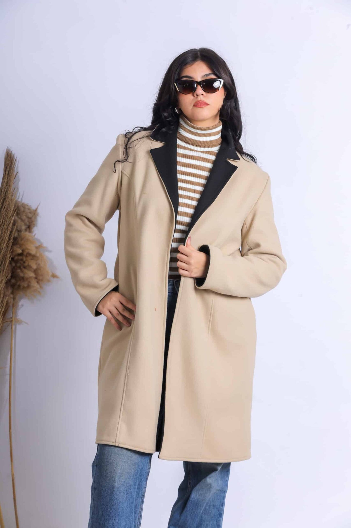 Double face coat