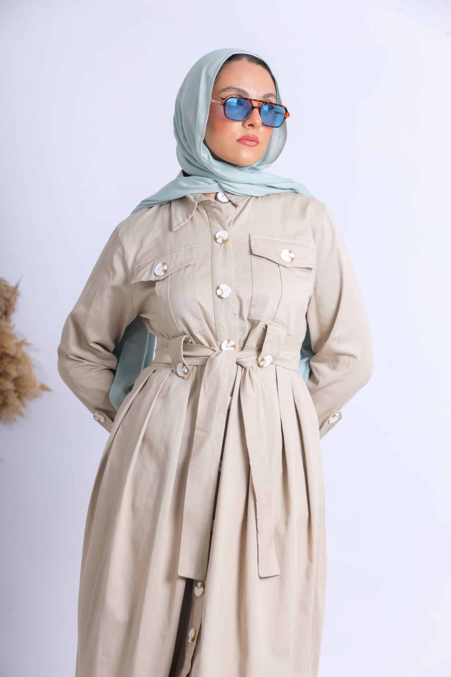 Gabardine dress