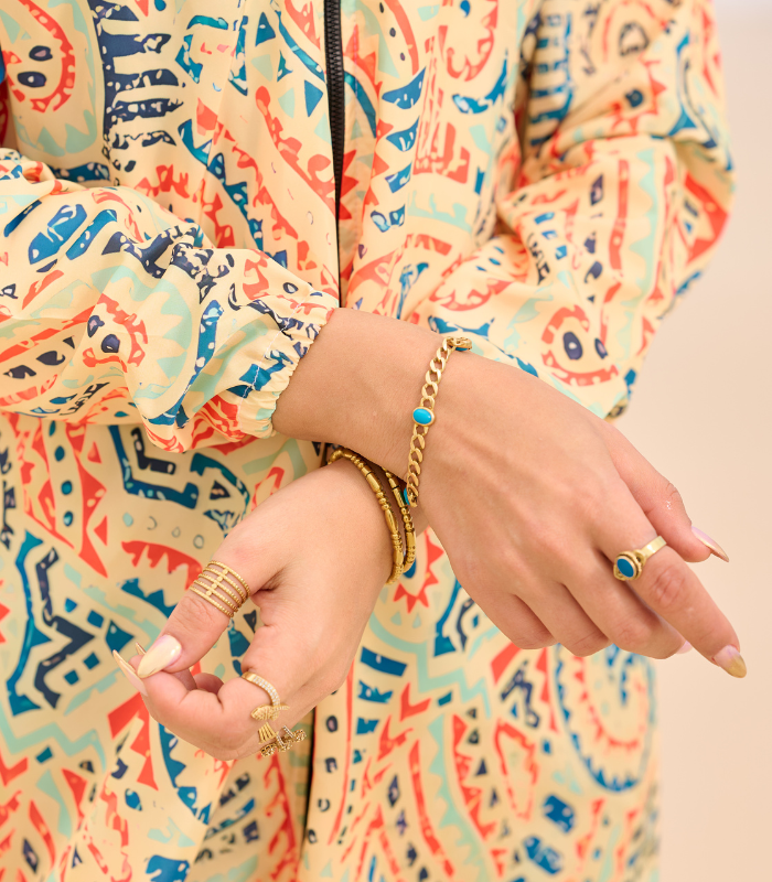 Modest hijab burkini printed Top