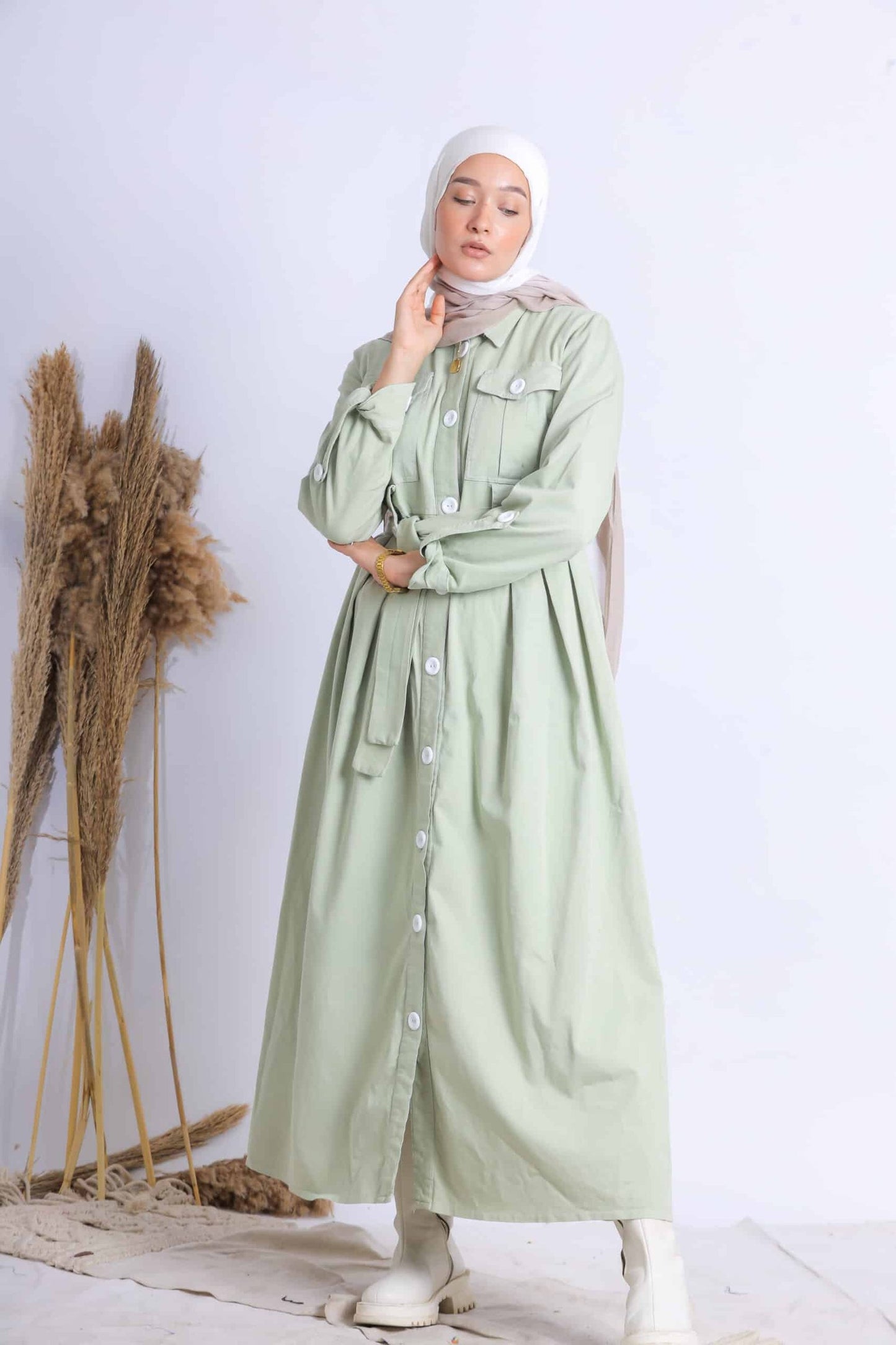 Gabardine dress
