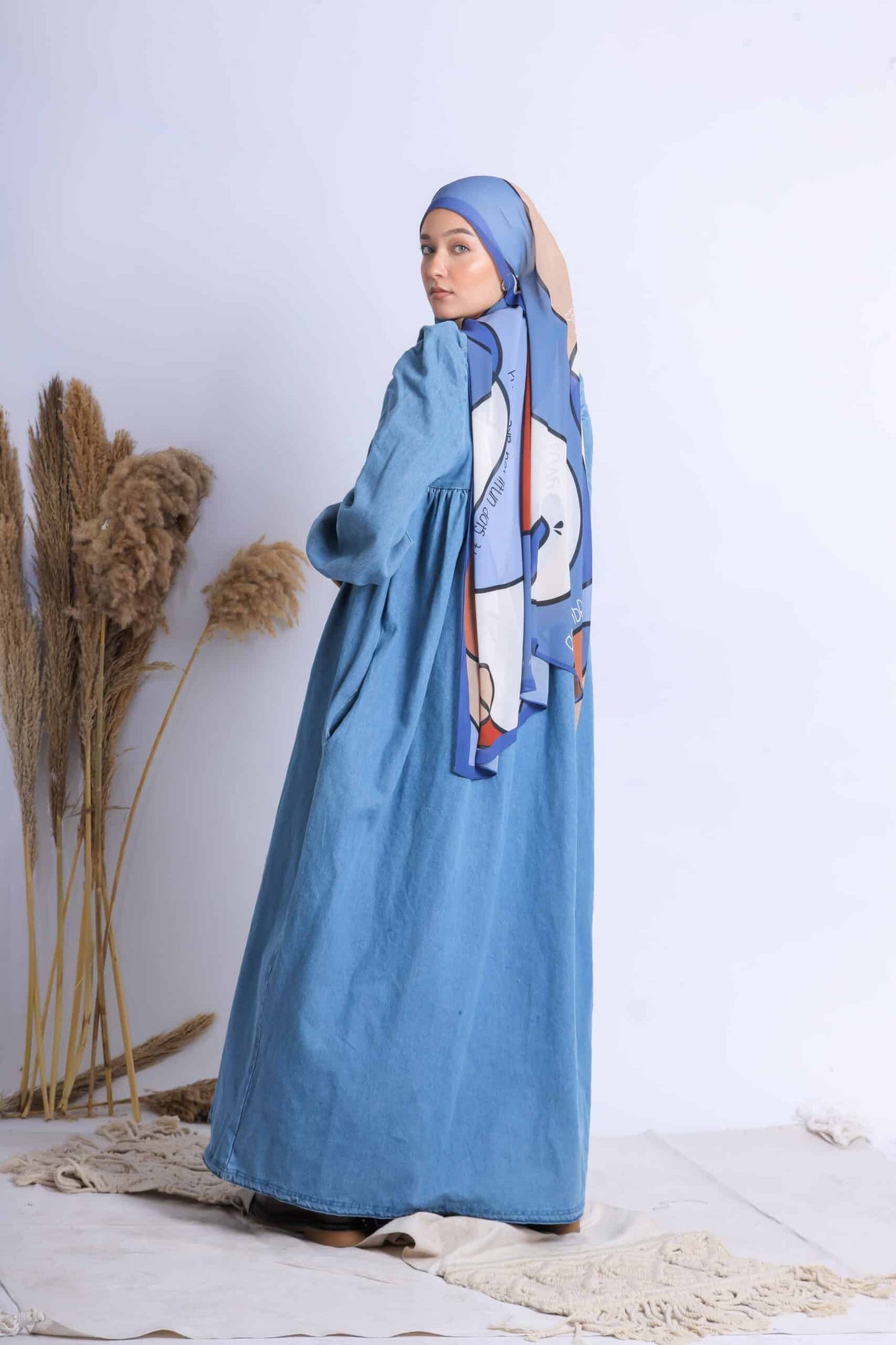 Turkish denim dress