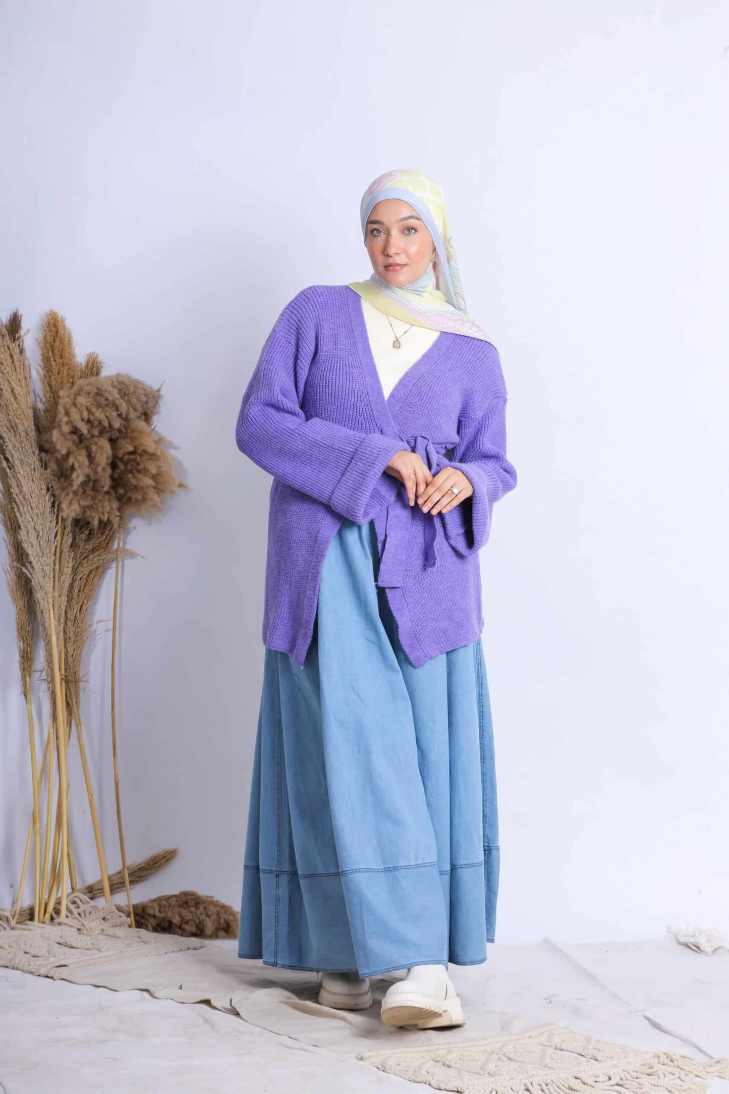 Tie side pullover