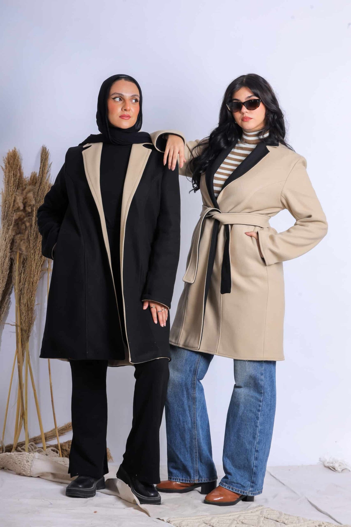 Double face coat