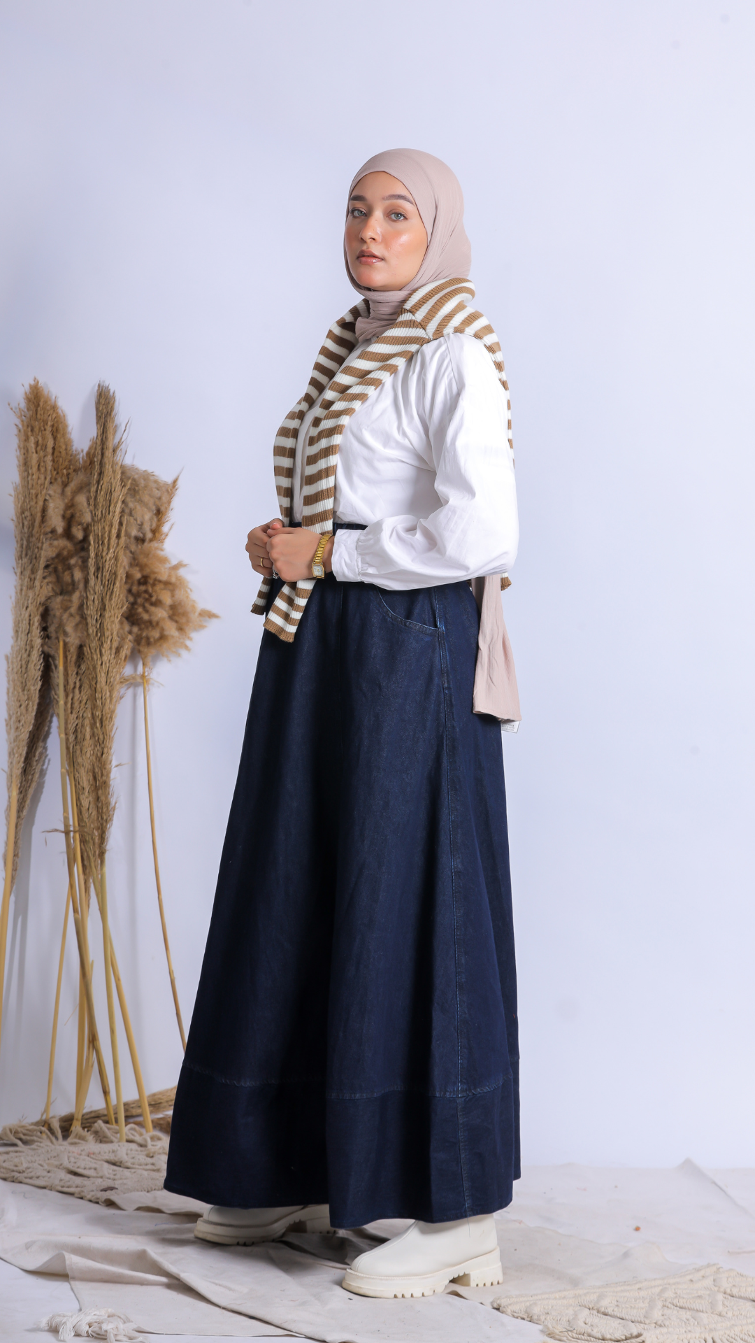 Denim skirt
