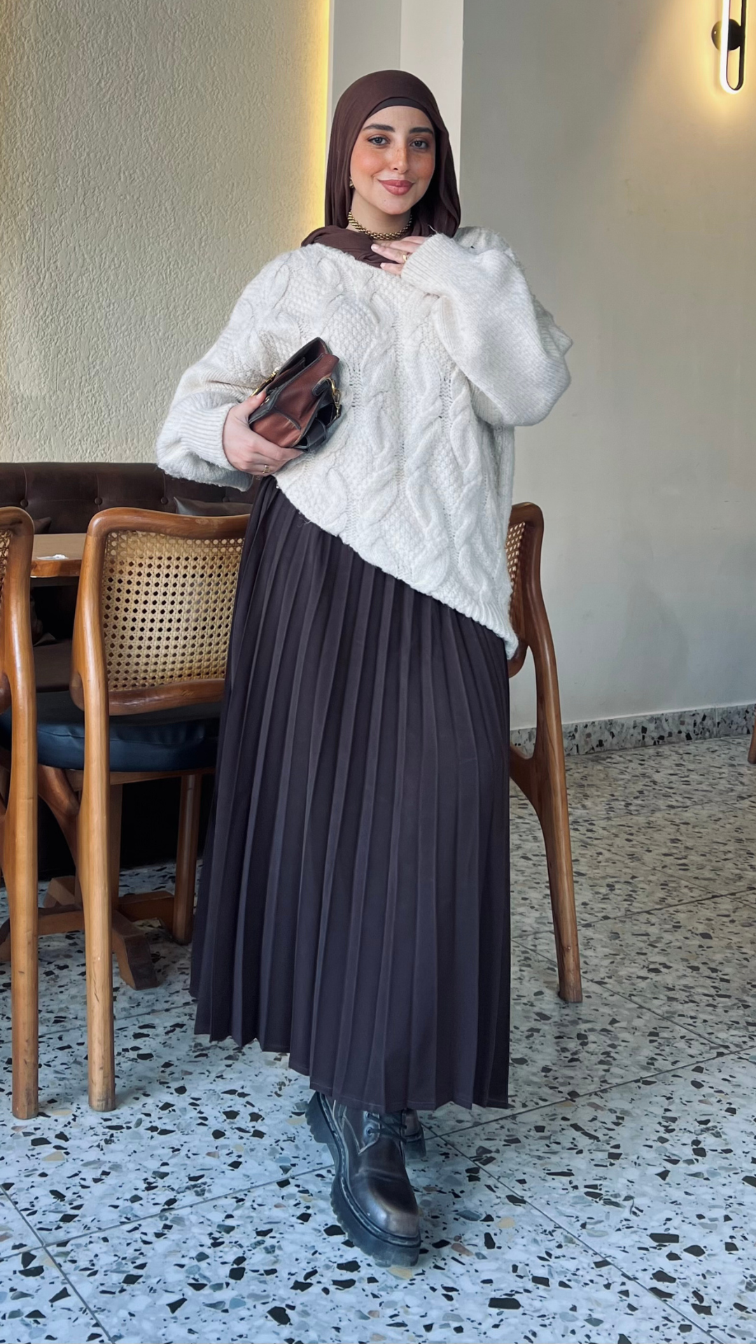 Pleated skirt