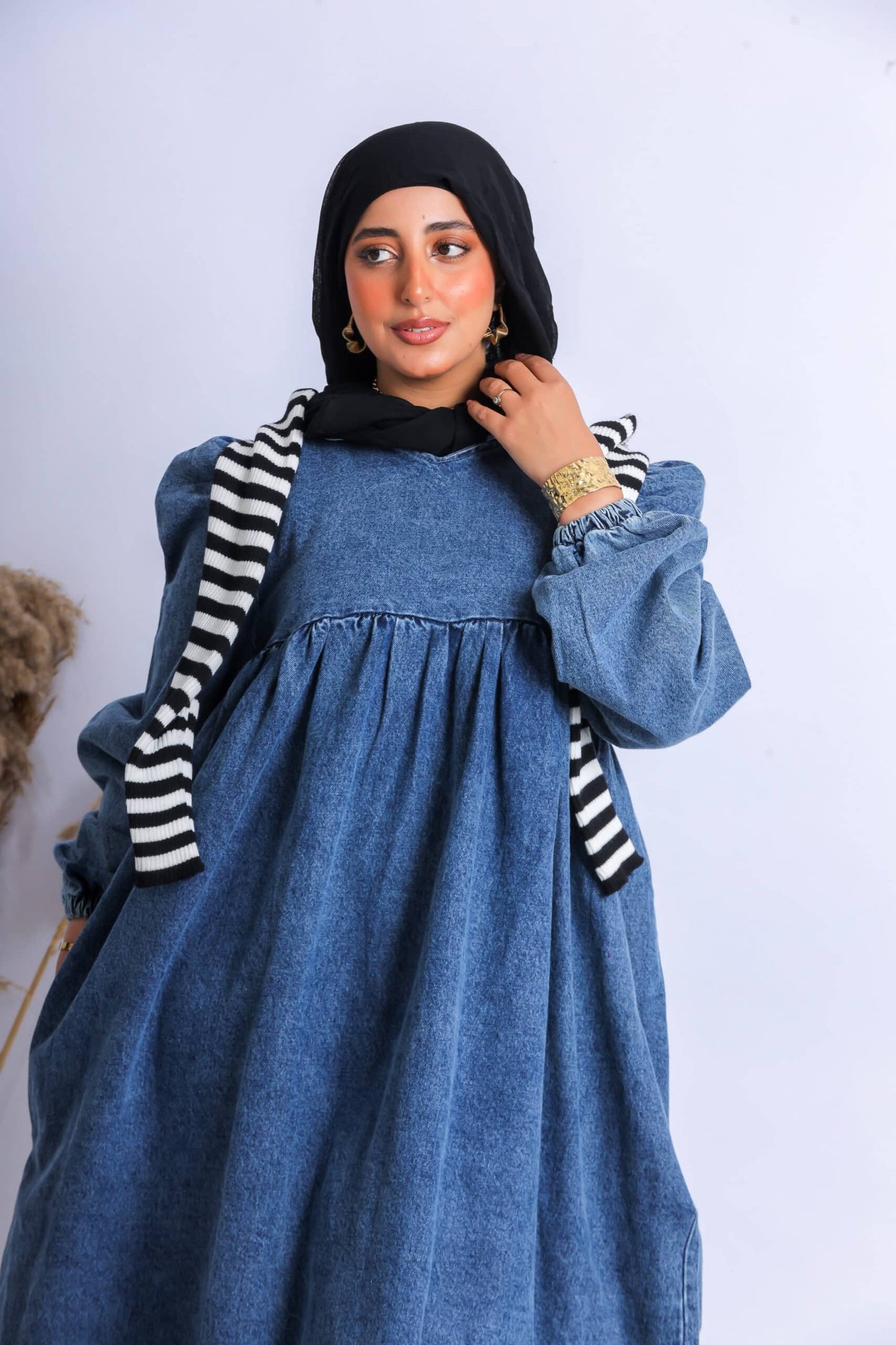Turkish denim dress
