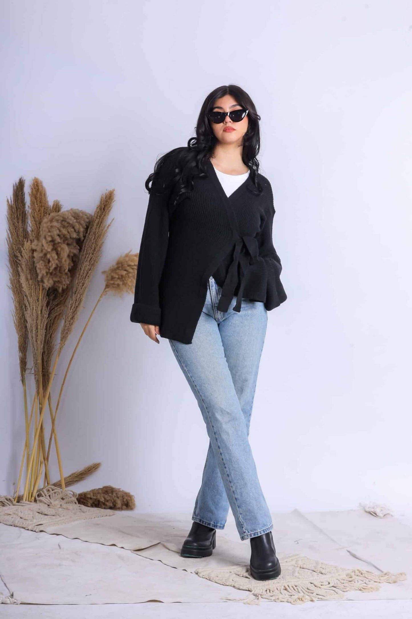 Tie side pullover