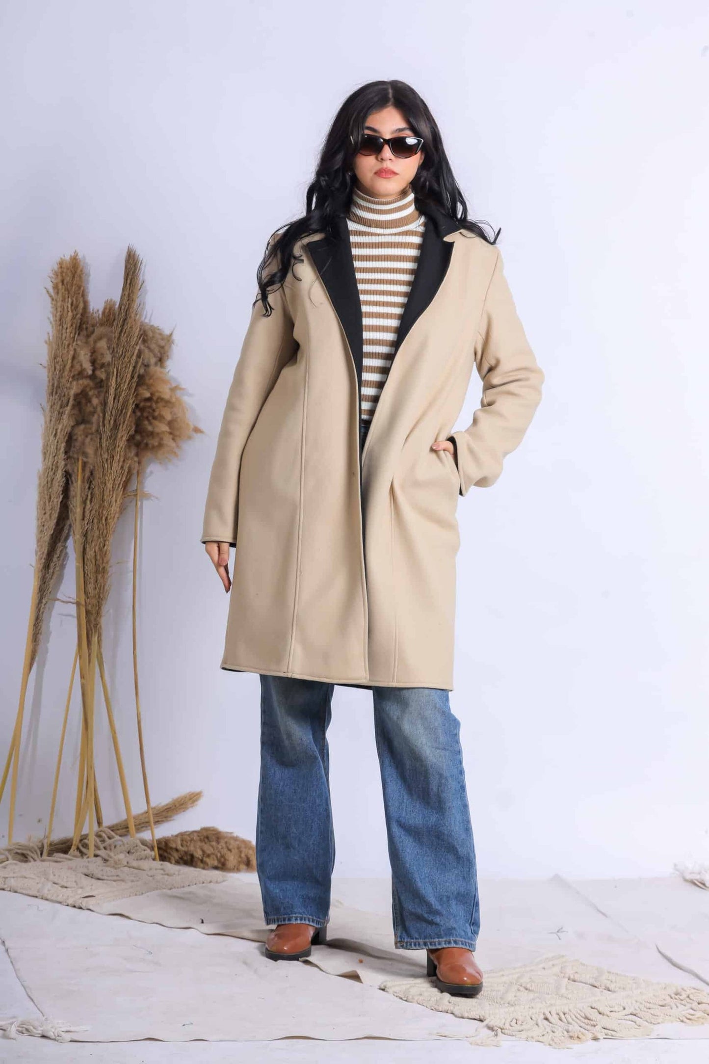 Double face coat