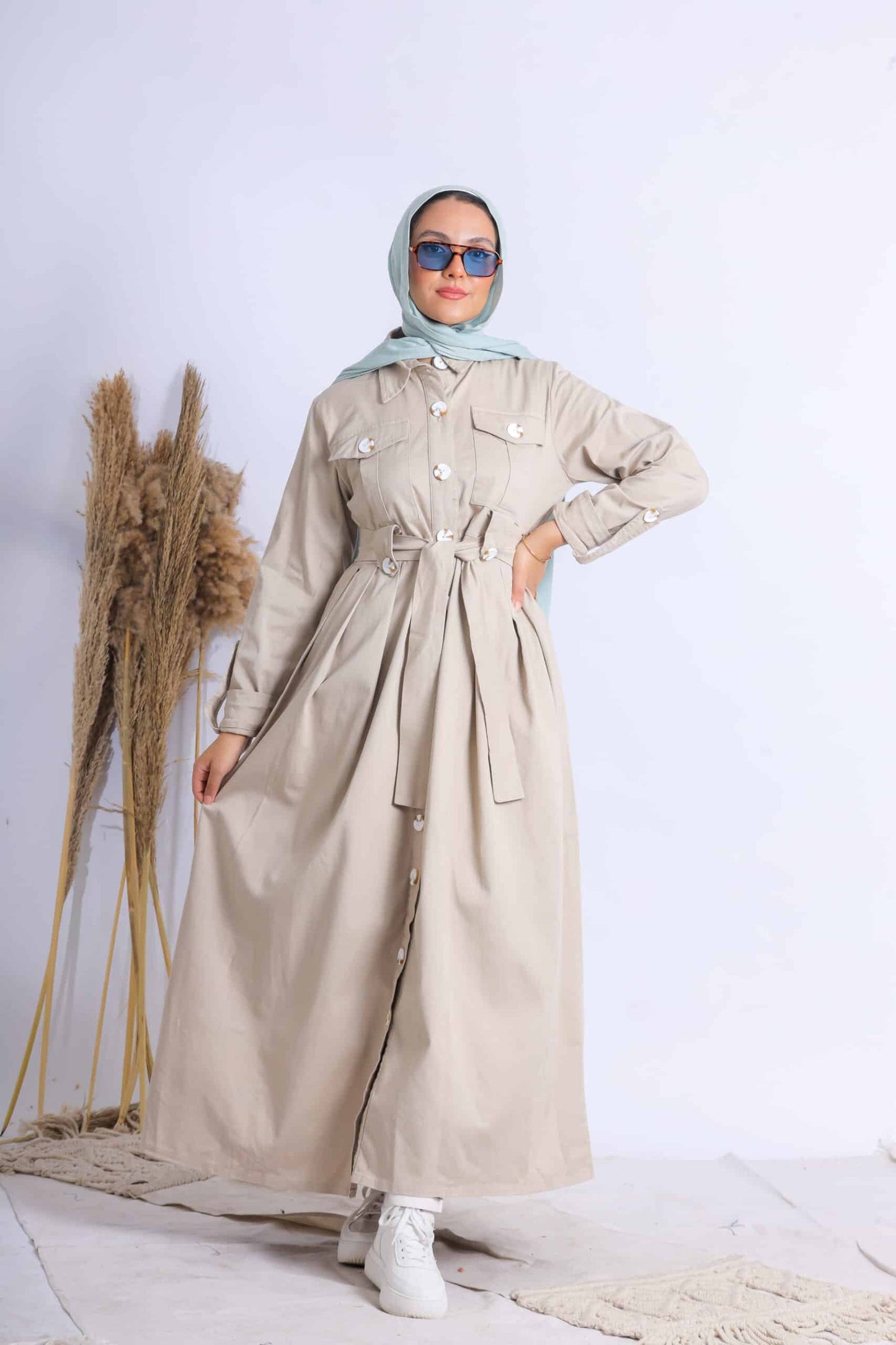 Gabardine dress