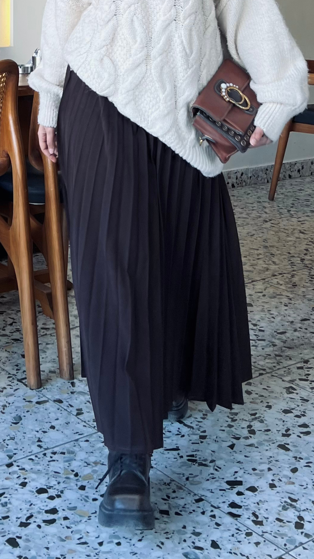 Pleated skirt