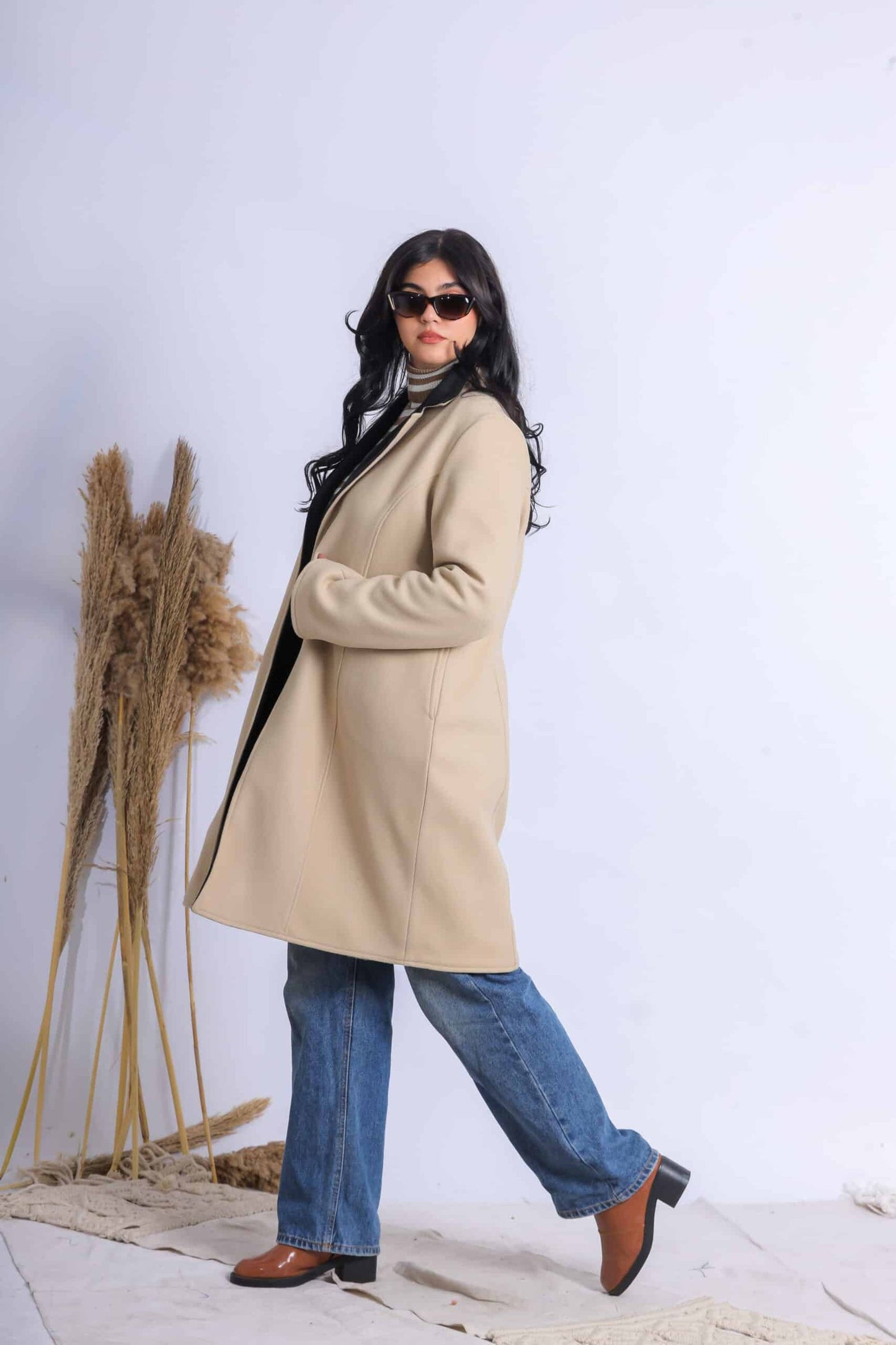 Double face coat