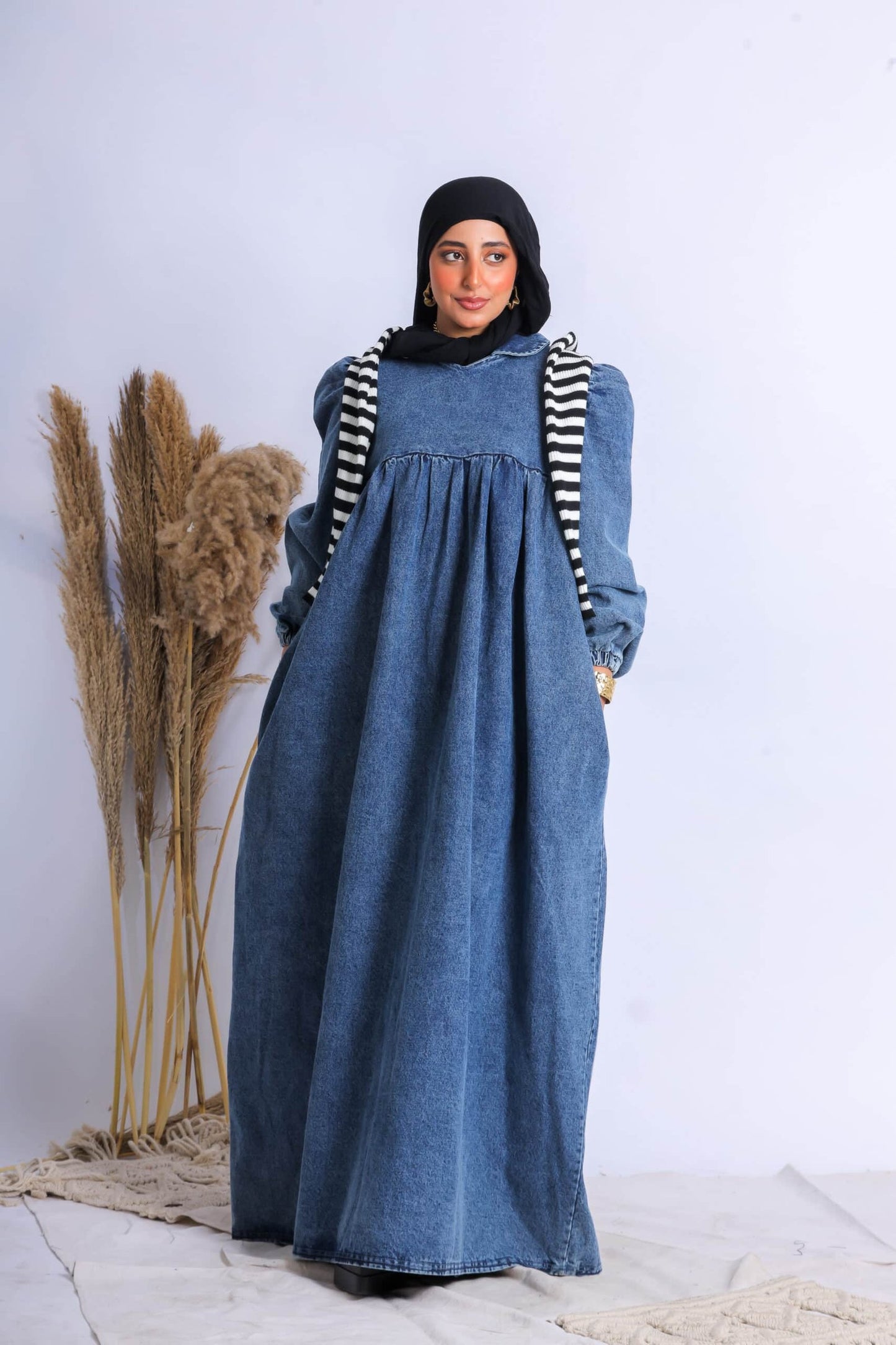 Turkish denim dress