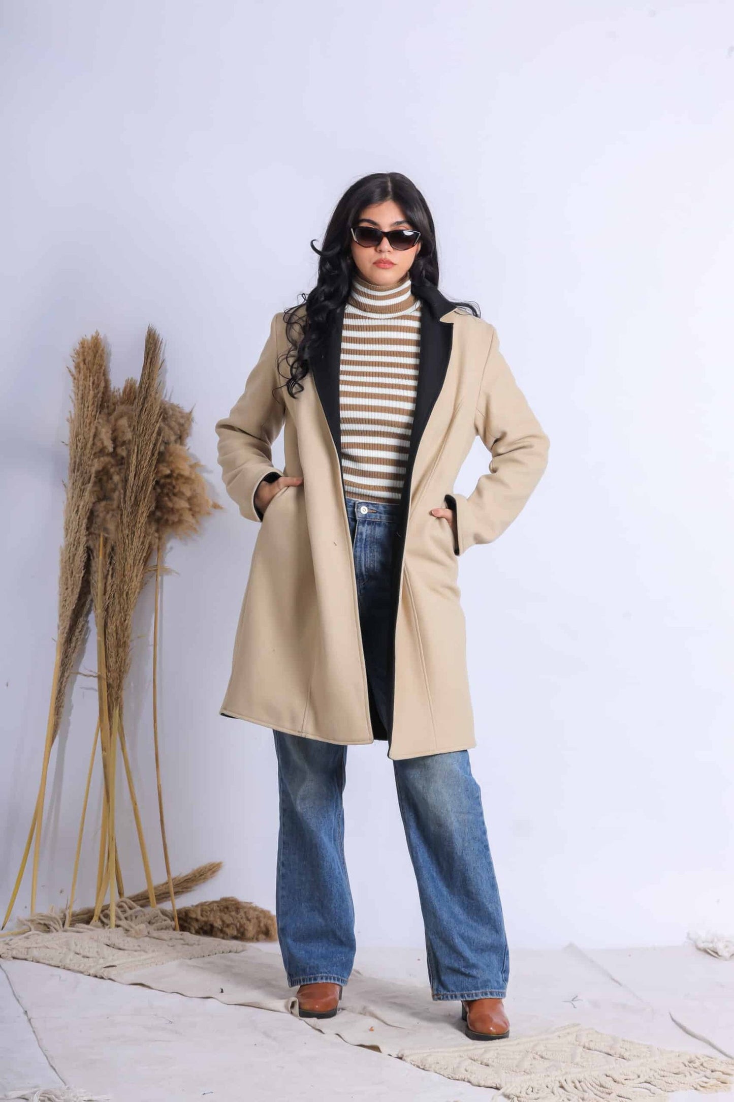 Double face coat