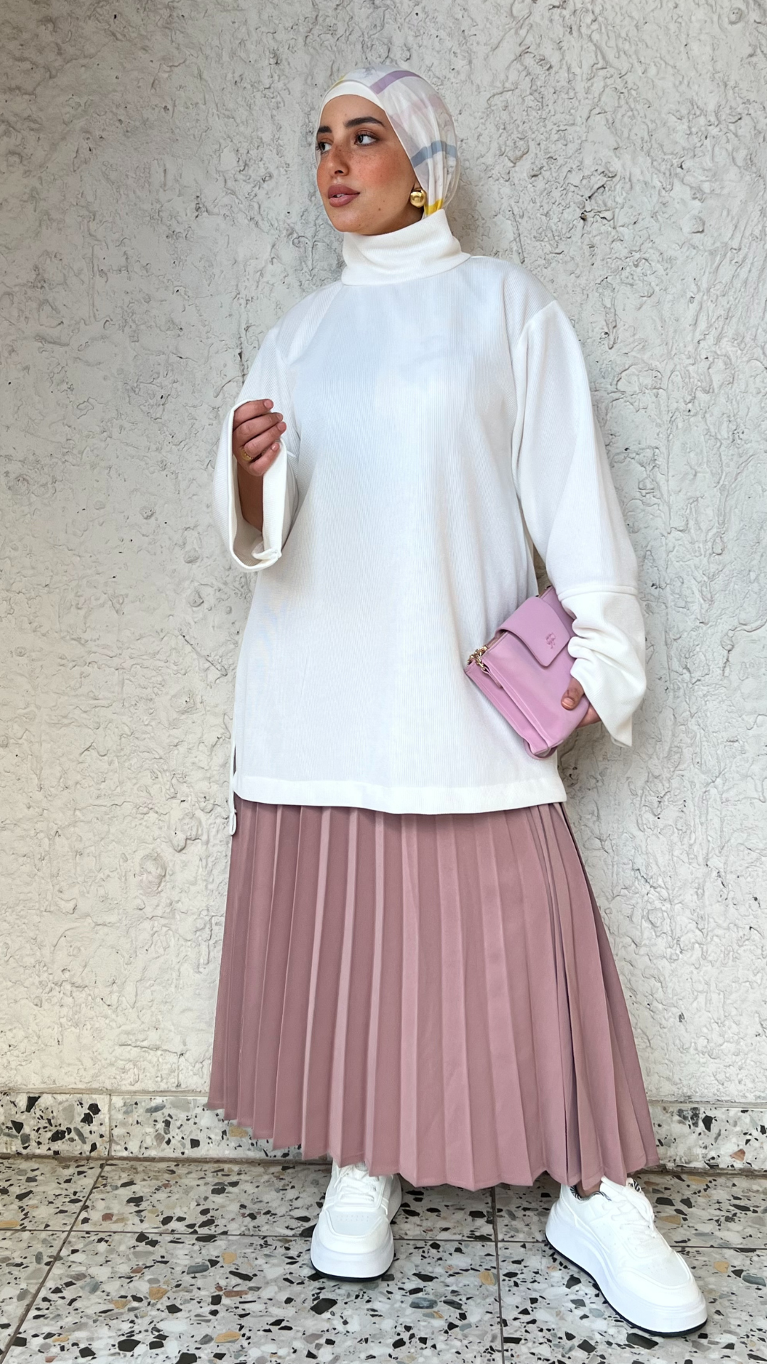Pleated skirt