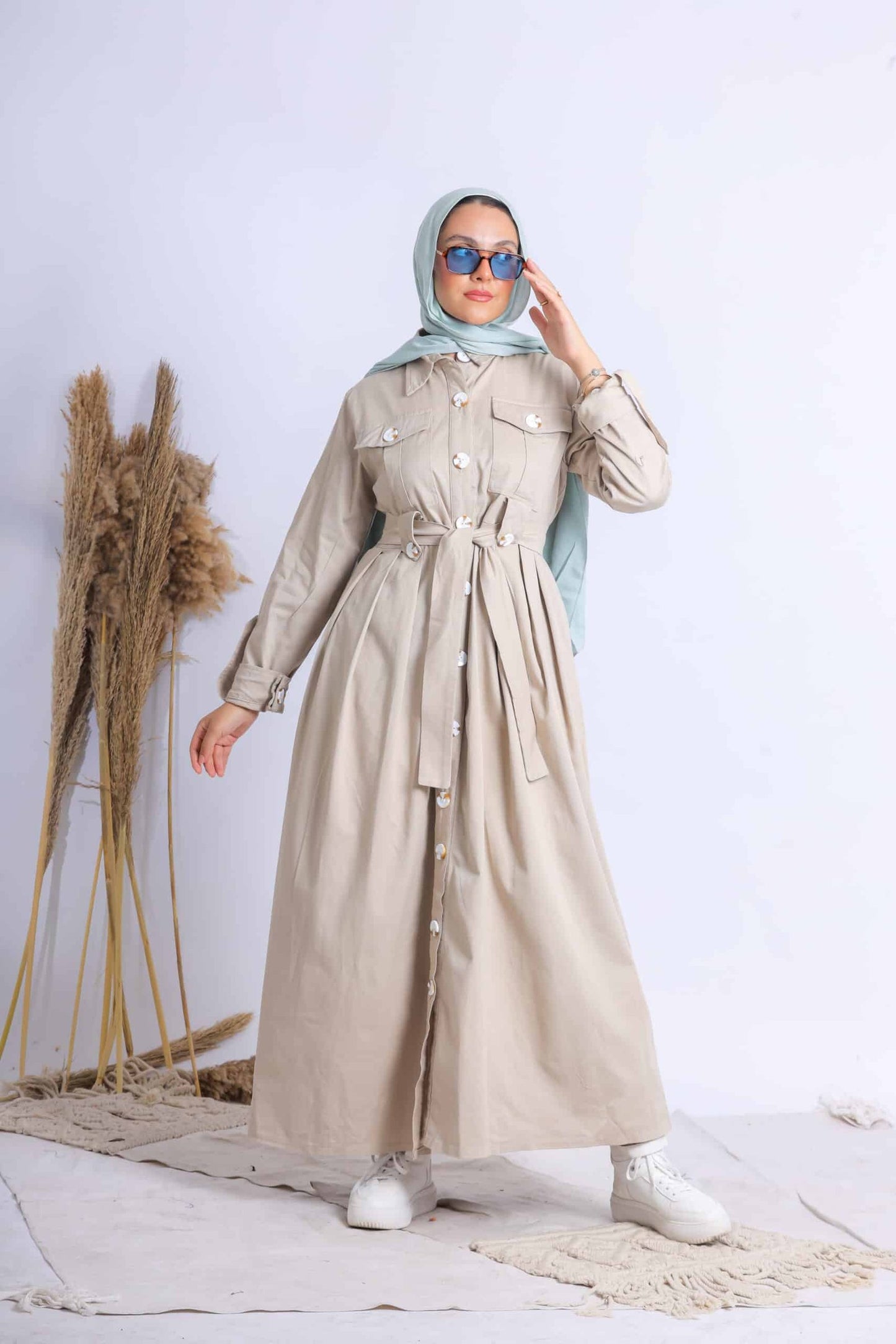 Gabardine dress