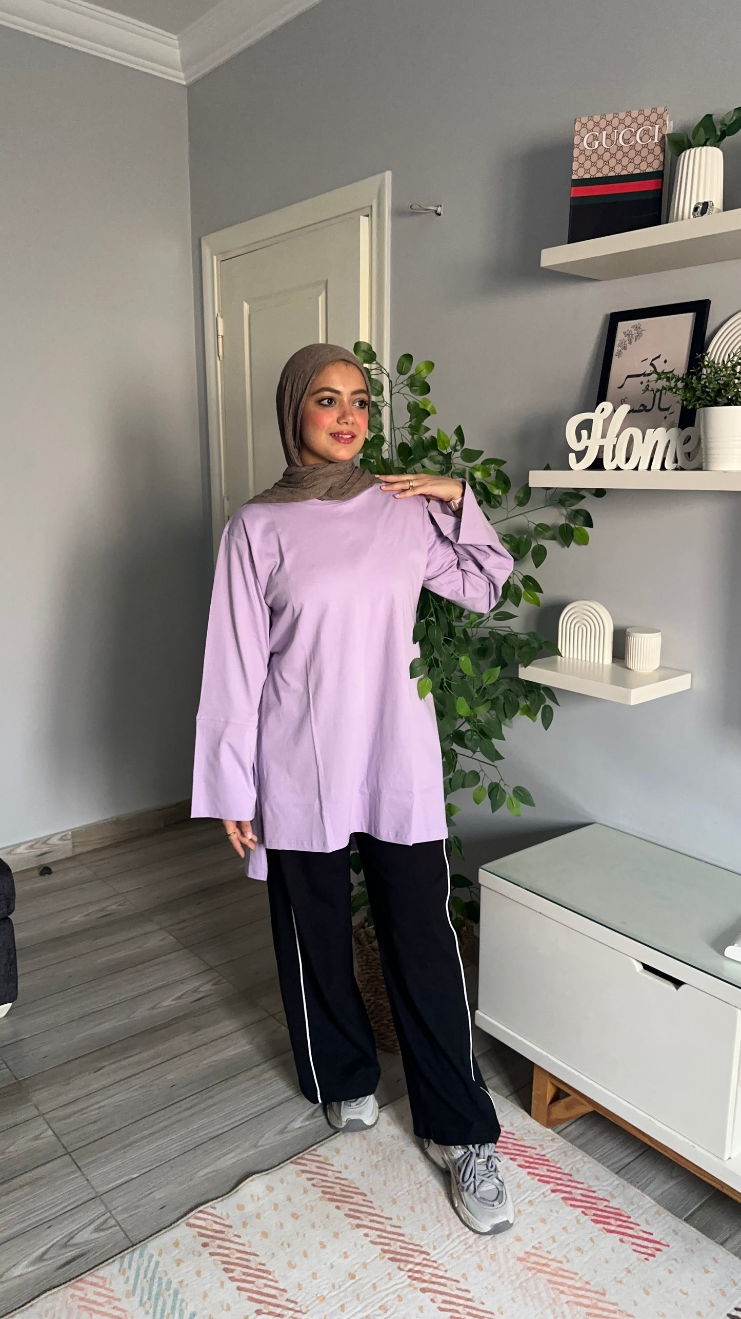 Oversized cotton shirt