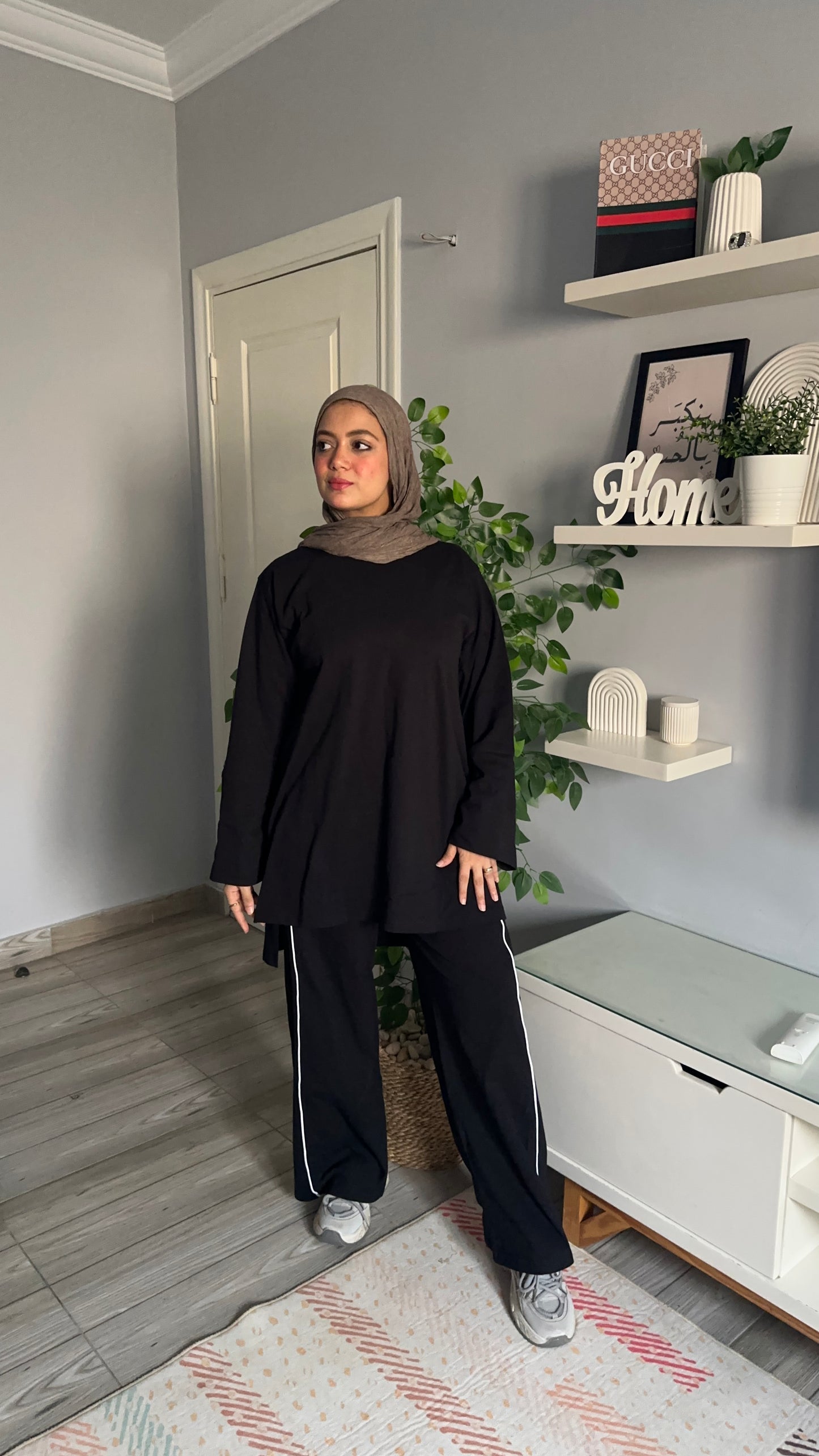 Oversized cotton shirt
