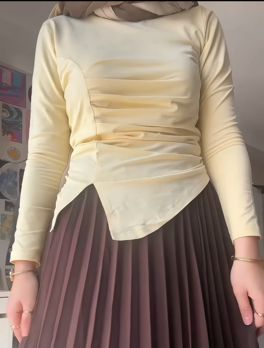 Cotton draped basic