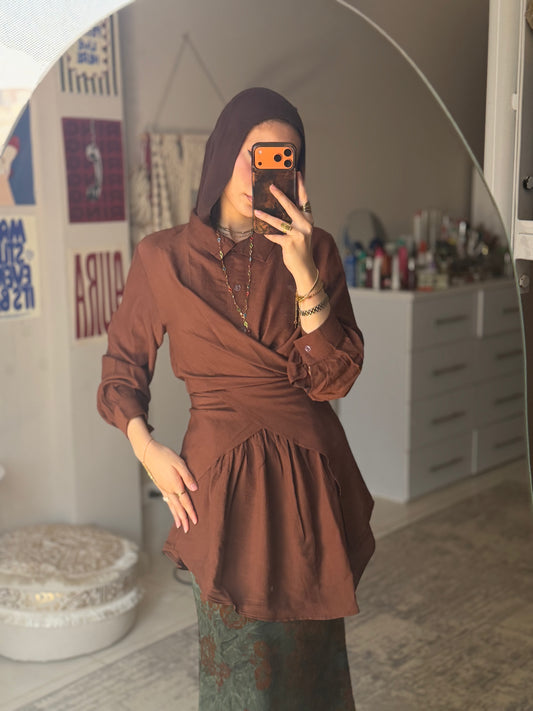 Viola linen blouse