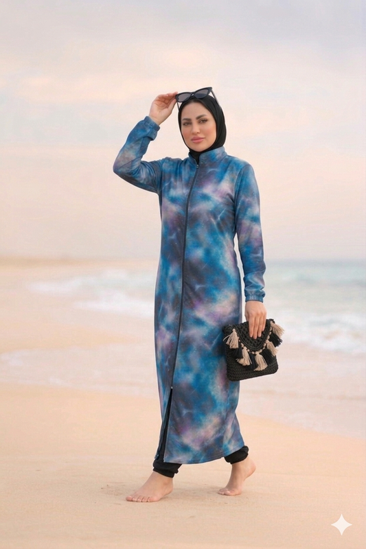 Space modest burkini ( extra long )