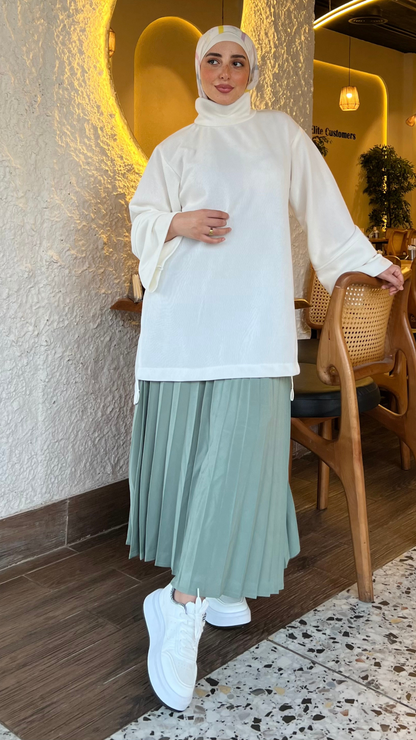 Pleated skirt