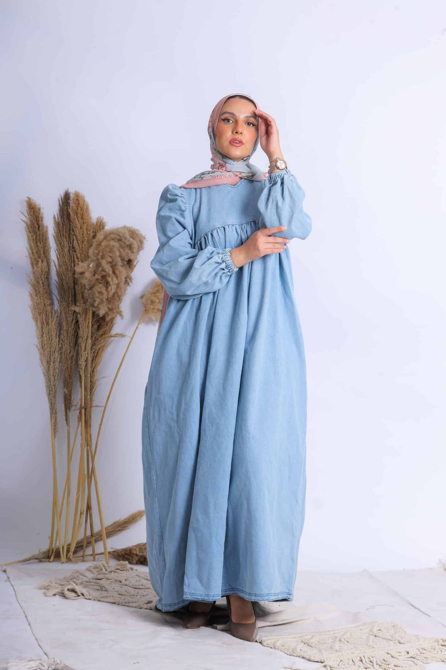 Turkish denim dress