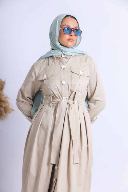 Gabardine dress