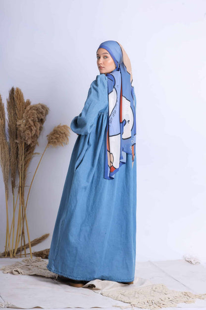 Turkish denim dress