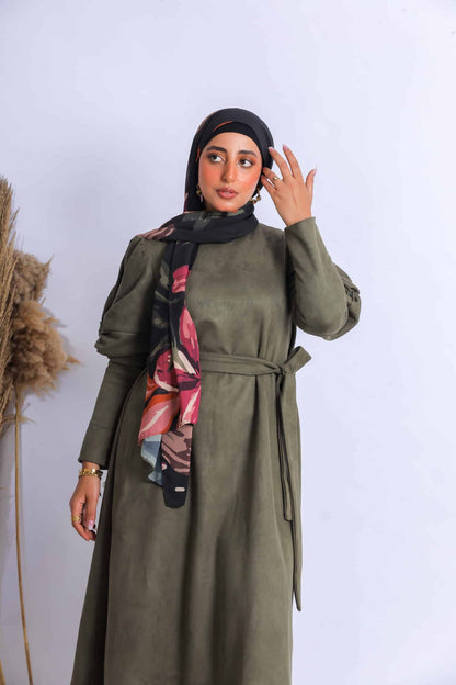 Twisted sleeve dress 