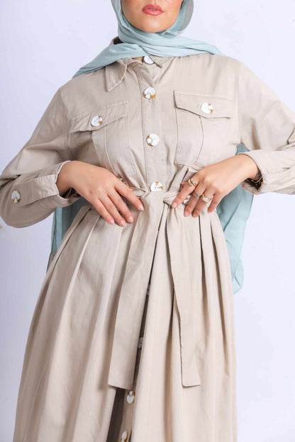 Gabardine dress