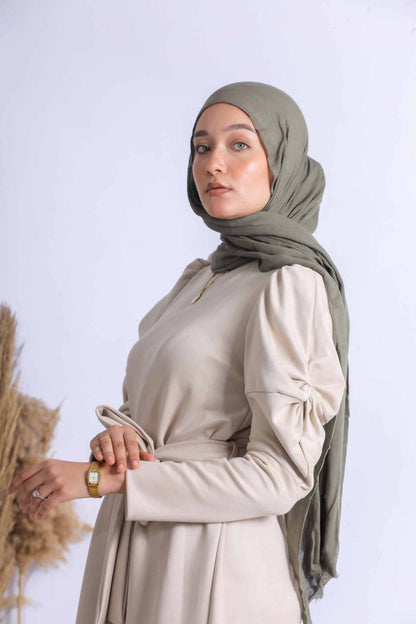 Twisted sleeve dress 