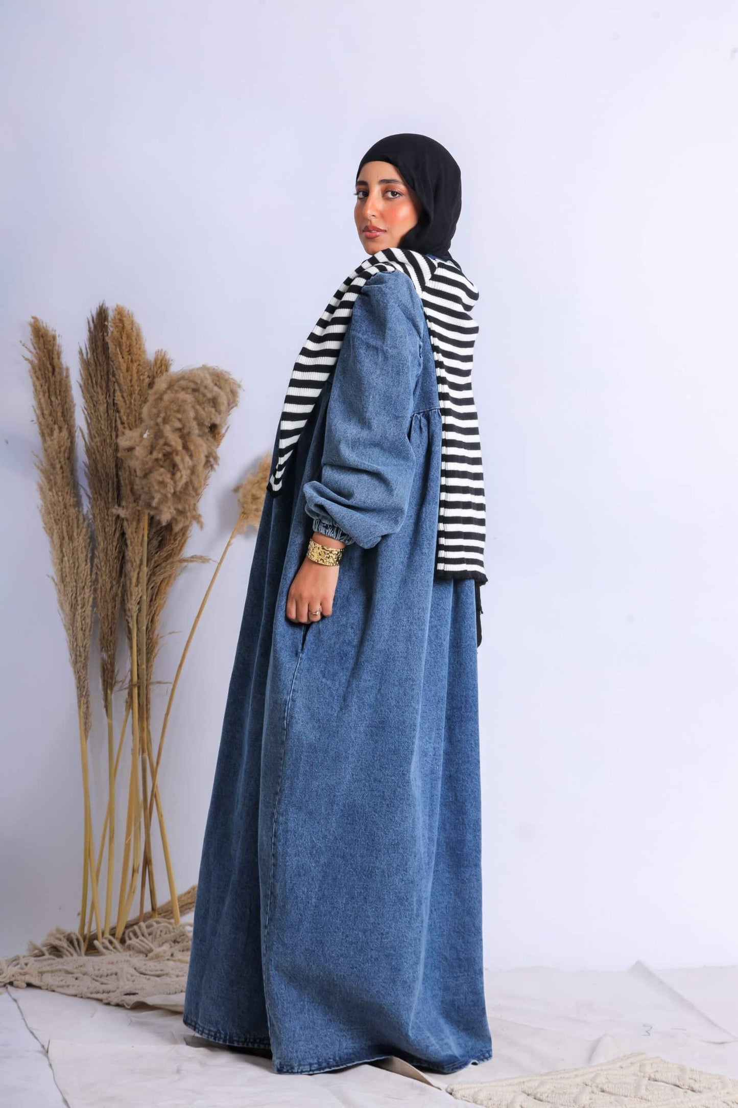 Turkish denim dress