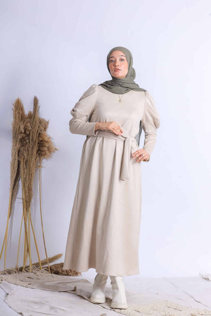 Twisted sleeve dress 