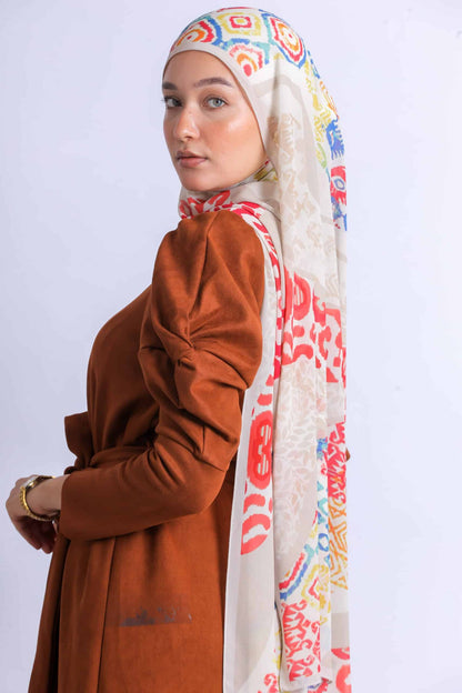 Twisted sleeve dress 