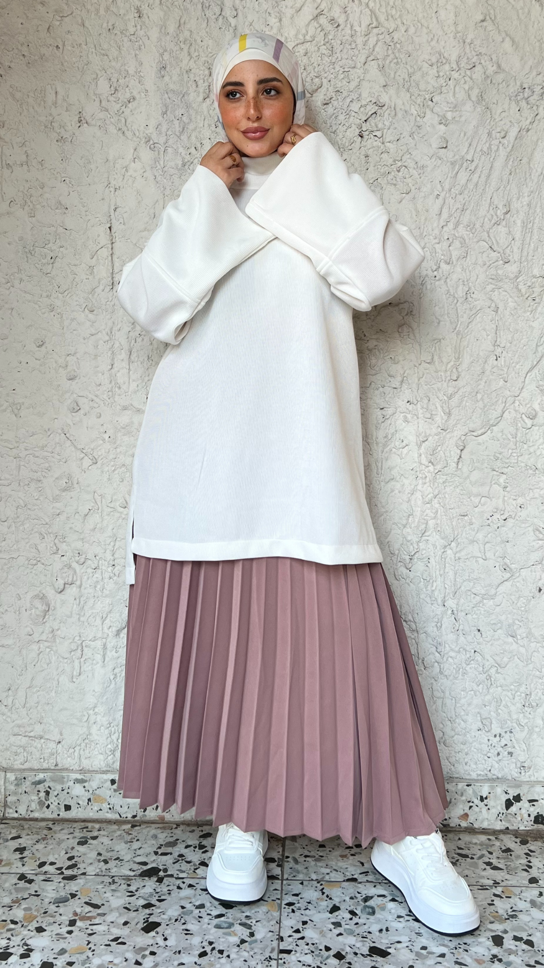 Pleated skirt