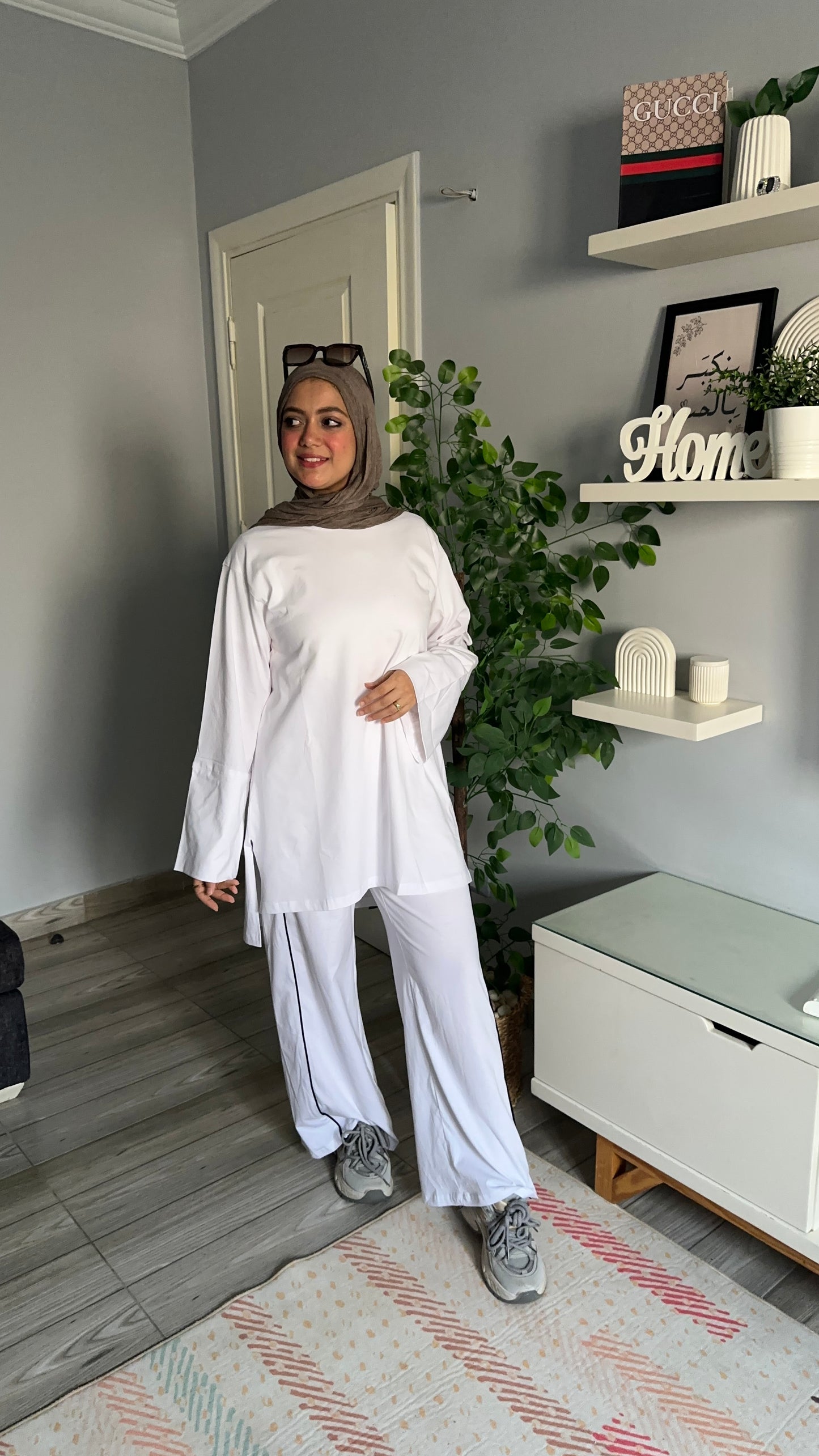 Oversized cotton shirt