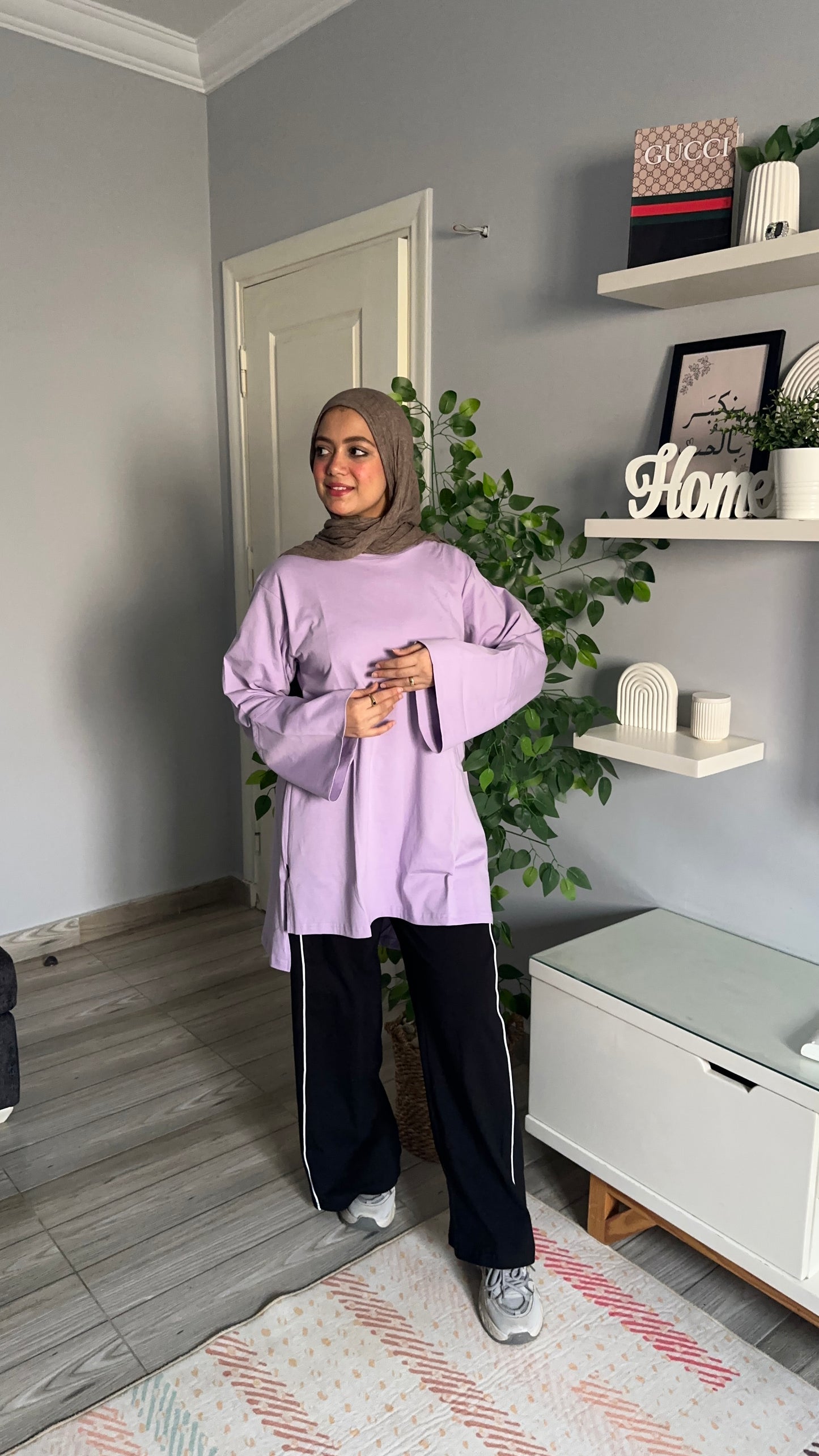 Oversized cotton shirt