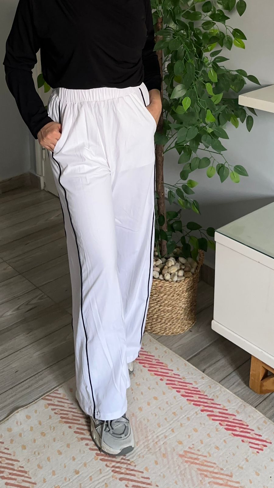 Cotton wide Sweatpants