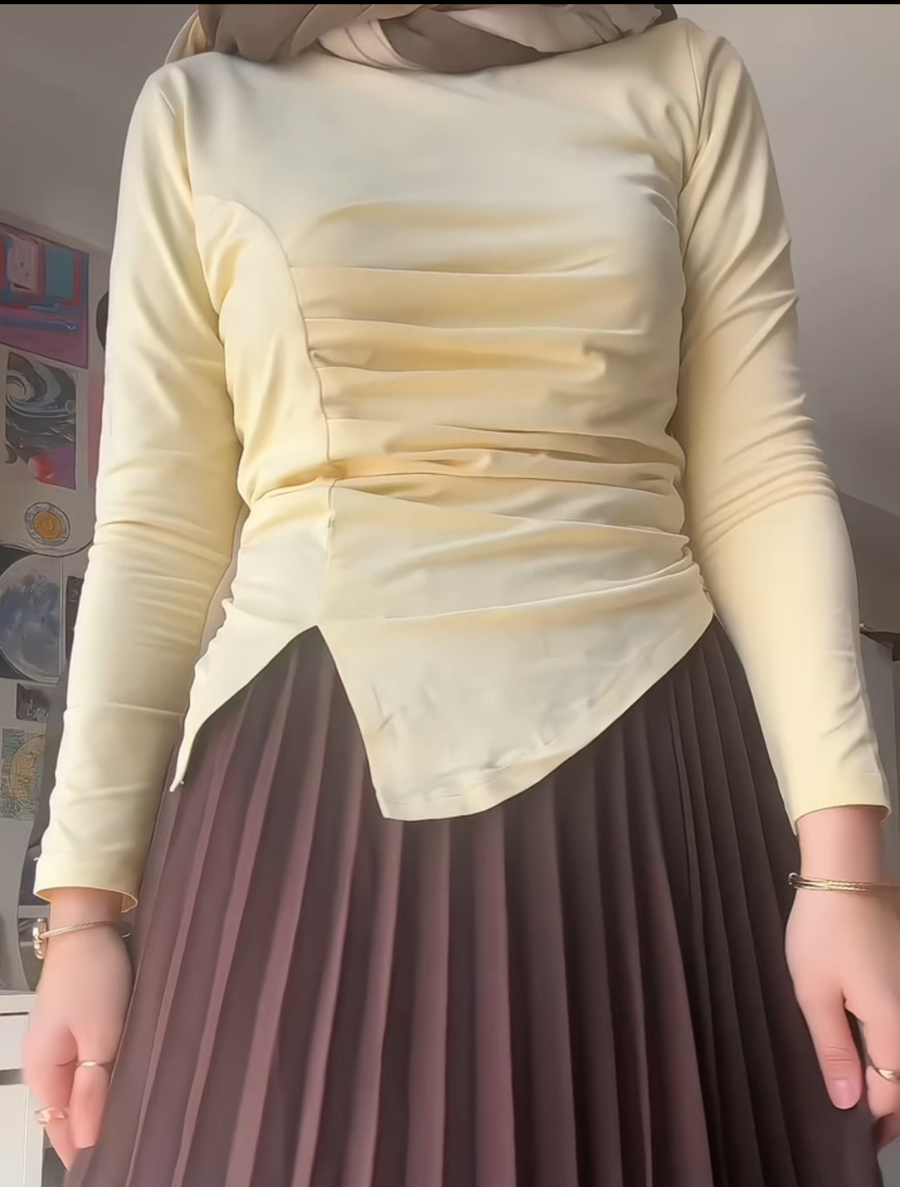 Cotton draped basic