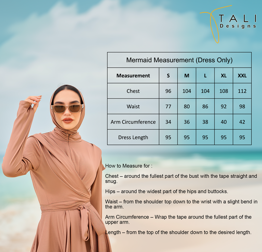 Mermaid Burkini Top
