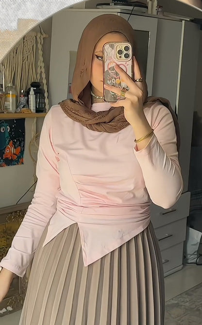 Cotton draped basic