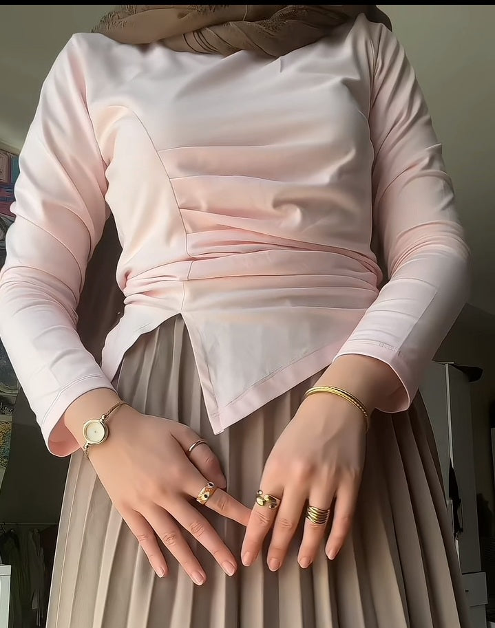 Cotton draped basic