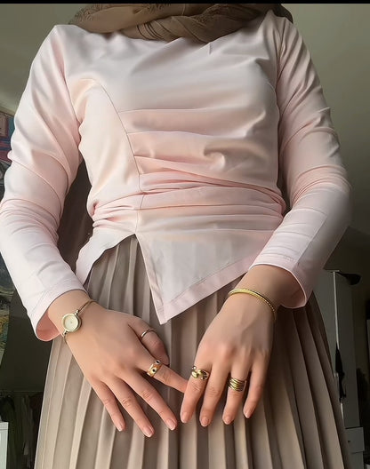 Cotton draped basic