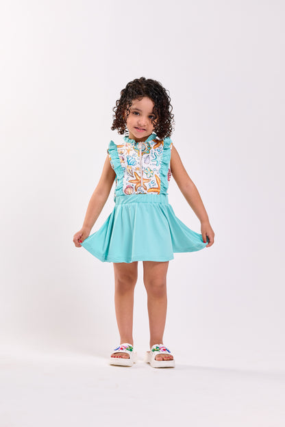 Butterfly girls swimsuit