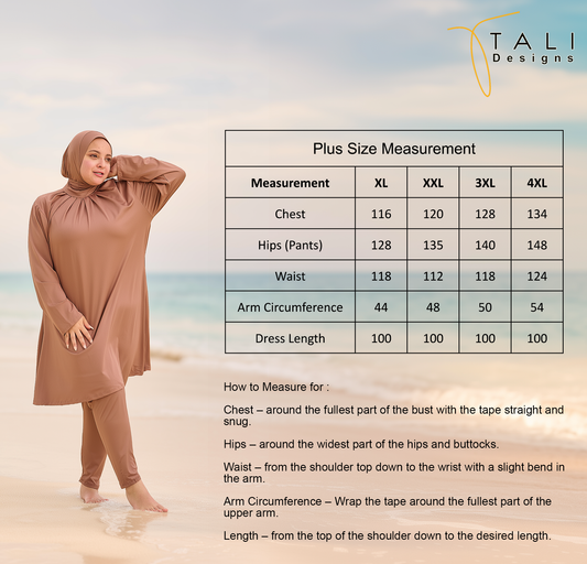 Burkini plus size