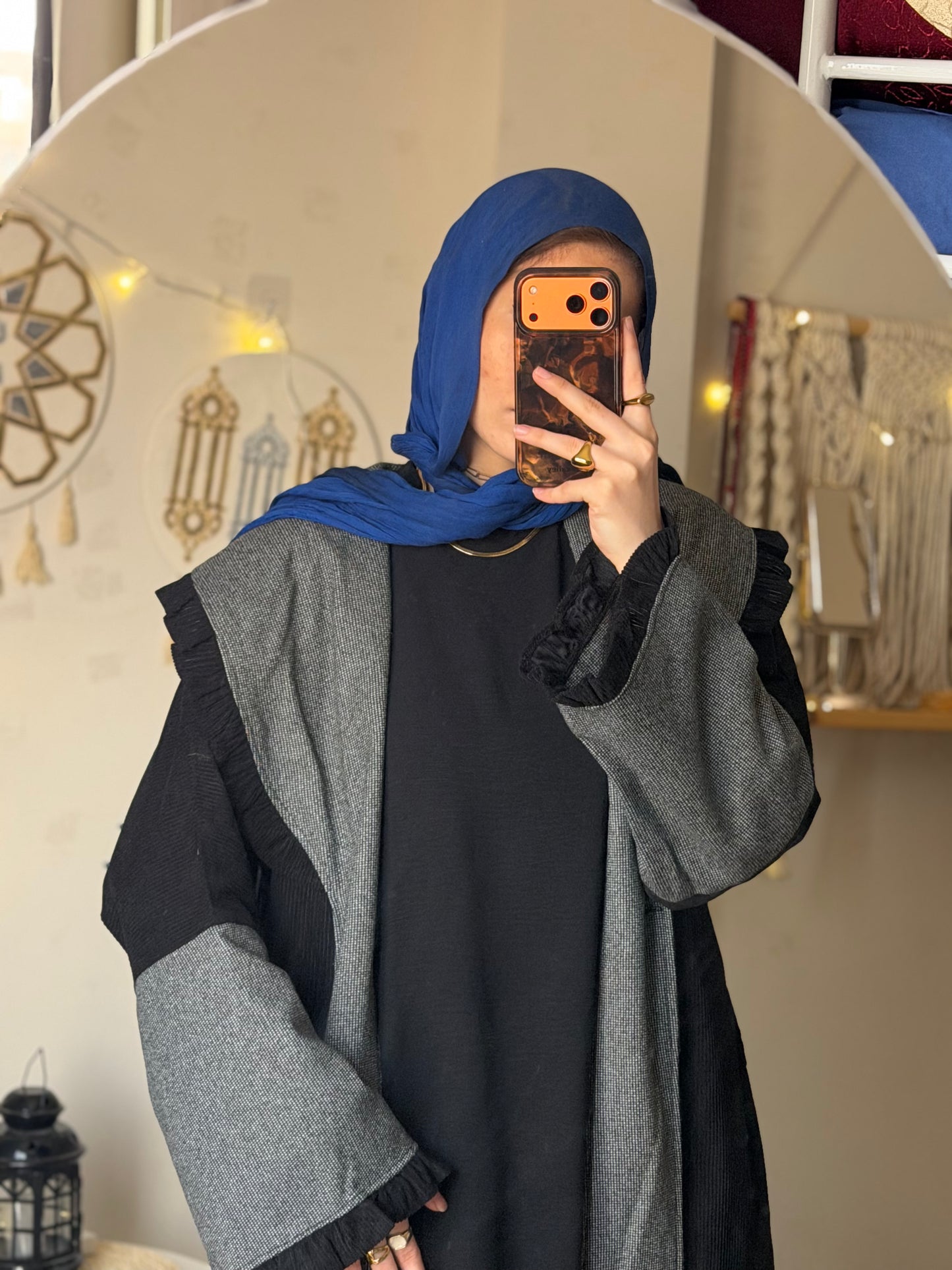 QAMAR  coat abaya